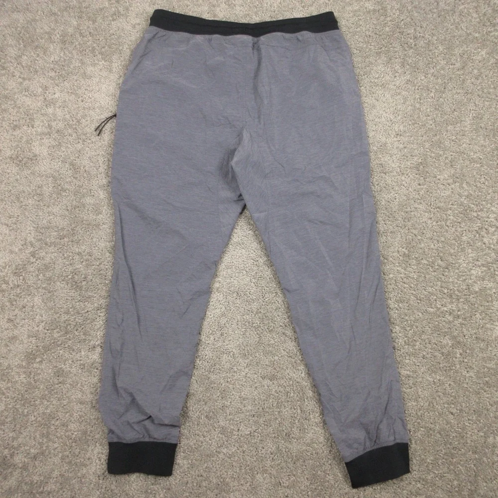 Nike Pants Womens Large Gray Bonded Woven Joggers Performance Lightweight Run